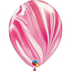 11" TIE DYE/MARBLE BALLOON