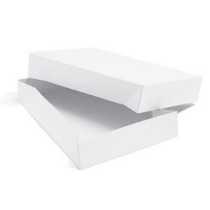 TWO PIECE WHITE GIFT BOX