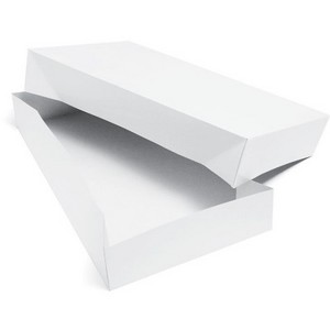 TWO PIECE WHITE GIFT BOX