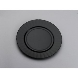 7"   BLACK PLASTIC PLATE