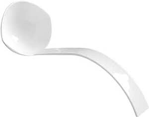 5OZ WHITE PLASTIC LADLE