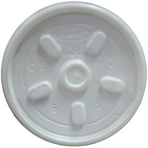 8 OZ. WHITE FOAM CUP LID