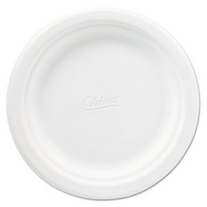 10.5" WHITE PAPER PLATE