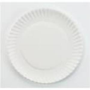 6" WHITE PAPER PLATE