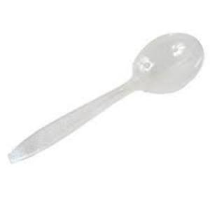 HEAVY DUTY CLEAR SOUP SPOON