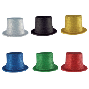 GLITTERED TOP HAT