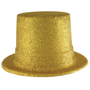 GLITTERED TOP HATS