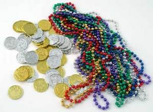 TREASURE LOOT-BEADS & COINS