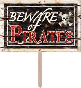 PIRATE 3D YARD SIGN