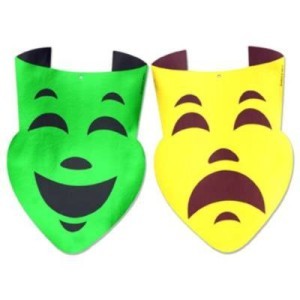 COMEDY & TRAGEDY FACES