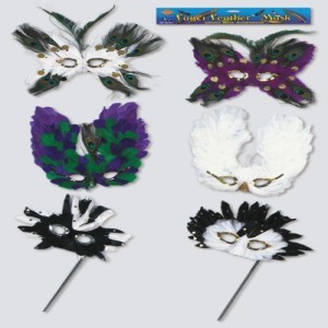 ULTIMA FANCI-FEATHER MASKS  .