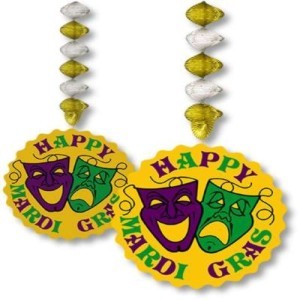 MARDI GRAS DANGLER