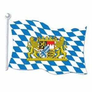 BAVARIAN FLAG CUTOUT