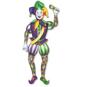 JOINTED MARDI GRAS JESTER