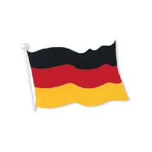 18" GERMAN FLAG CUTOUT