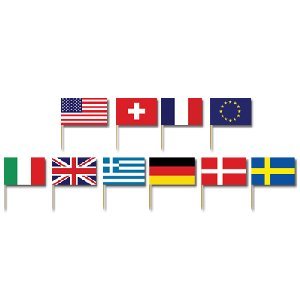 INTERNATIONAL FLAG PICKS