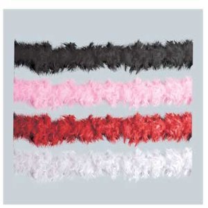 FANCY FEATHER BOA BLACK