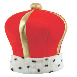 PLUSH IMPERIAL KING'S CROWN