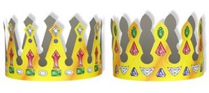 PRINTED JEWELED CROWNS