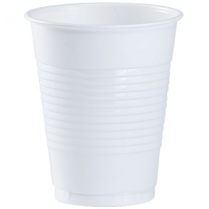 18 OZ WHITE PLASTIC CUPS