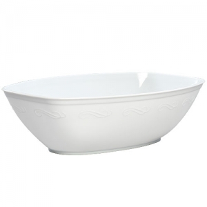 LUAU BOWL WHITE