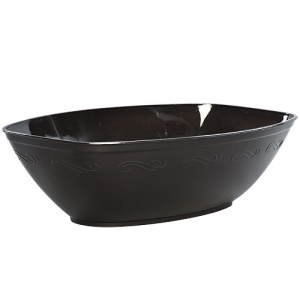 BLACK LUAU BOWL