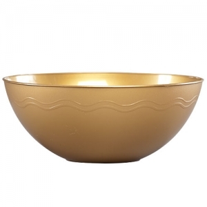 100 OZ GOLD WAVE BOWL