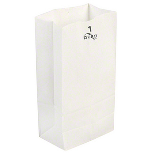 WHITE GROCERY BAG #1