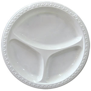 10.25" WHITE SECT. PLATES