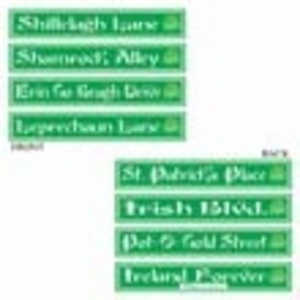 STREET SIGN CUTOUTS