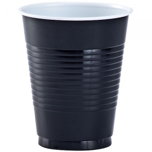 18OZ BLACK PLASTIC CUP