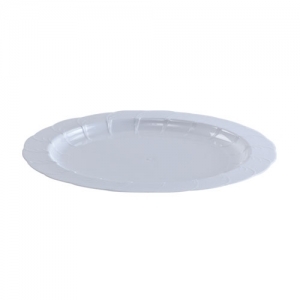 9" WHITE ELEGANCE PLATE